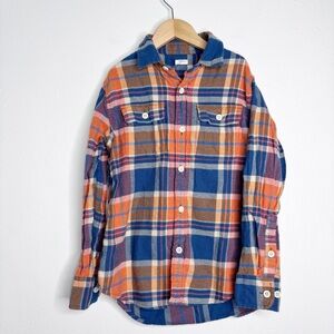 J.Crew Crewcuts Plaid Flannel Button Down Shirt Size 8